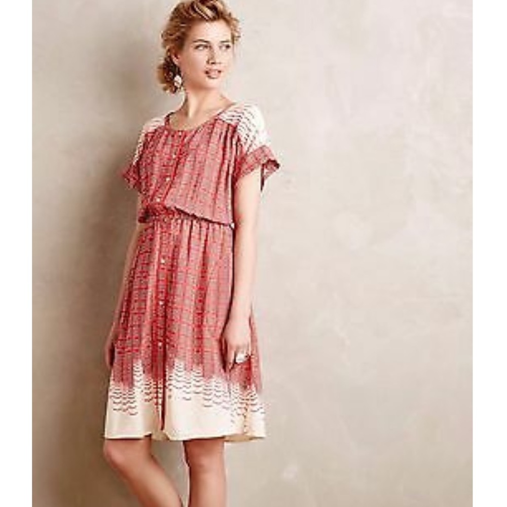 Anthropologie Maeve Veronia Shirt Dress
